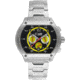 Equipe E708 Dash Watches - Men's - 48mm Case, Quartz Movement, Silver/Yellow, One Size, EQUE708