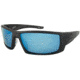 Filthy Anglers Delta Sunglasses - Mens, Matte Graphite Frame, Polarized w/ Ice Blue Mirror Lens, DELMGR01P-WB