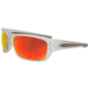 Filthy Anglers Mystic Sunglasses - Mens, Matte Clear Frame, Polarized w/ Sunburst Red Mirror Lens, MYSMCL09P-S