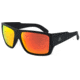 Filthy Anglers Webster Polarized Sunglasses - Mens, Matte Black Frame, Polarized w/ Sunburst Red Mirror Lens, WEBMBK09P-S