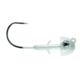 Fish Head V-Lock Swimbait Jighead 3/16 oz 4/0 Hook Pearl White 3/Pack