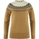 Fjallraven Ovik Knit Sweater - Women's Buckwheat Brown-Chalk White Medium