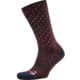 Foot Zen Crew Socks - Women's Small Dot Crew Plum