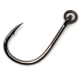 Gamakatsu Live Bait Hook with Solid Ring Needle Point Light Wire Offset Ringed Eye NS Black Size 6 7 per Pack