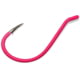 Gamakatsu Octopus Hook Barbed Needle Point Ringed Eye Fluorescent Pink Size 8 7 per Pack
