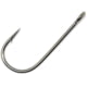 Gamakatsu Siwash Hook Needle Point All Purpose Open Eye Nickel Size 4/0 6 per Pack