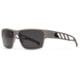 Gatorz Delta M4 Sunglasses Gun Metal Frame Smoke Polarized Lens Matte Black Plug