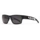 Gatorz Delta M4 Sunglasses Matte Black Frame Smoke Polarized Lens Matte Black Plug