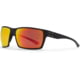 Gatorz Marauder Glasses Smoke Polarized Lens w/Sunburst Mirror Black Cerakote One Size