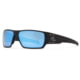 Gatorz Specter Sunglasses Cerakote Black Frame Smoke Polarized w/Blue Mirror Lens
