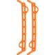 Hazard 4 HardPoint Gear Rails Pillbox & Blastwall Pack Set Orange