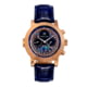 Heritor Automatic Legacy Leather-Band Watch w/Day/Date, Rose Gold/Blue - Men's, HERHR9705