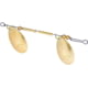 Hildebrandt Standard Spinner/Attractor Single Blade Gold #1 2 Pack