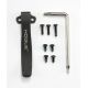 Hogue Deep Carry Clip & Torx Screw Kit - Fits EX-01 EX-03 EX-04 and OTF Black Finish
