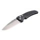 Hogue EX-03 4in Folder Drop Point Blade Tumble Finish Polymer Frame - Matte Black