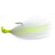 Hookup Big Bucktail Jig 1 1/2 oz Chartreuse/White 6/0 Mustad Forged Duratin Hook