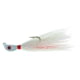 Hookup Big Bucktail Jig 1 oz Red/White 6/0 Mustad Forged Duratin Hook