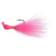 Hookup Inshore Premium Bucktail Jig 1/4 oz Pink 2/0 VMC Perma Steel Hook
