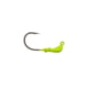 Hookup XL Jighead 1/8 oz Chartreuse 5/Pack 3/0 Needle-Point Black Nickel Wide Gap Hook