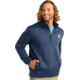 HUK Performance Fishing Cold Front 1/4 Zip Pullover - Men's Nvl Aca Hthr 2XL