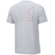 HUK Performance Fishing Fly Line Short Sleeve Shirt - Men's White Small