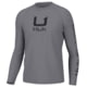 HUK Performance Fishing Icon LS Crew Shirt - Men's Night Owl L