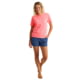 HUK Performance Fishing SS Mineral Wash Tee - Women's Neon Coral L