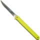 Huto Lifestyle Finisher Folding Hard Blade Skinner Knife Lime Green