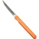 Huto Lifestyle Finisher Folding Hard Blade Skinner Knife Orange