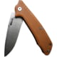 Huto Lifestyle Hunt Harder Folding Hard Blade Knife Brown
