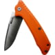 Huto Lifestyle Hunt Harder Folding Hard Blade Knife Orange