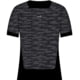 Icebreaker 125 ZoneKnit Short Sleeve IB Topo T-Shirt - Men's Graphite/Black/Aop Extra Large