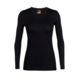 Icebreaker Merino 200 Oasis LS Crewe - Women's Black Small
