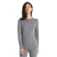 Icebreaker 200 Oasis Long Sleeve Crewe - Women's Gritstone Heather Large