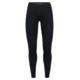 Icebreaker 260 Tech Leggings - Womens Black Large