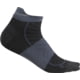 Icebreaker Merino Blend Run+ Ultralight Micro Socks - Men's Black/Graphite Medium