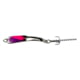 Iron Decoy Steely 3 Lure 2.75'' Silver/Hot Pink Hot Purple 1/4 oz Steely 3 SHPP