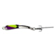 Iron Decoy Steely 4 Lure 3.5'' Silver/Purple Chartreuse 1/2 oz Steely 4 SPCH
