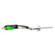 Iron Decoy Steely 5 Lure 4.25'' Silver/Grey Hot Green 1 oz Steely 5 SGHG