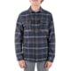 Jetty Men's Arbor Mid-Weight Flannel Twill Shirt Navy Medium