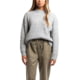 Jetty Wharf Cable Knit Sweater - Women's Small Heather Grey