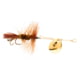 Joe's Flies Short Striker Classic In-Line Spinner Fly Sz 8 Brown Hackle