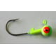 Kalin's Fishing Kalin Roundhead Jig 1/4oz Size 1 Hook Chartreuse/Green 10/Pack