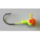 Kalin's Fishing Kalin Roundhead Jig 1/8oz Size 1 Hook Chartreuse/Orange 10/Pack