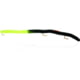 Kelly's Fire Tail Pre-Rigged Plastic Worm 5 1/2in 3 Number 6 Hooks Black/Chartreuse Firetail