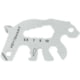 KeySmart 4-Tools-in-1 Alltul Multitool Bear Stainless Steel