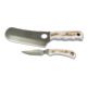 Knives of Alaska Brown Bear Cub Combo Stag Handle Knives Natural