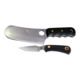 Knives of Alaska Brown Bear Cub Combo Suregrip Handle Knives Black