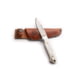 Knives of Alaska Legacy Fixed Blade Knife 3.25in Magnacut Stainless Steel Drop Point Blade Stag White/Brown