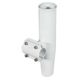 Lee's Tackle Clamp-On Rod Holder - White Aluminum - Horizontal Mount - Fits 1.660" O.D. Pipe
